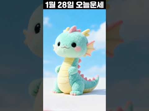 1월 28일 띠별 운세 코디색상 좋은위치 [30초운세]  🎃✨ 오늘의운세 띠별운세 행운숫자 행운색깔 운세 サムネイル