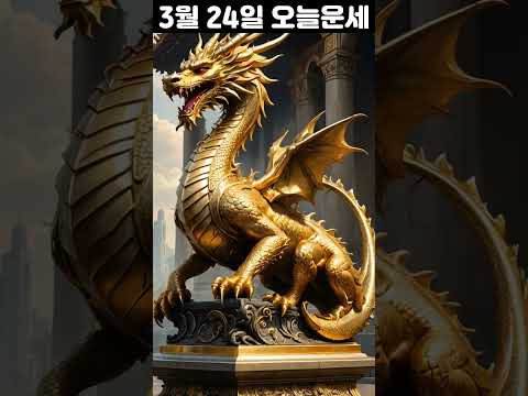 3월 24일 띠별 운세 코디색상 좋은위치 [30초운세]  🎃✨ 오늘의운세 띠별운세 행운숫자 행운색깔 운세 サムネイル