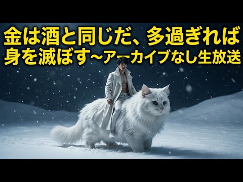 金は酒と同じだ、多過ぎれば身を滅ぼす〜アーカイブなし生放送 サムネイル
