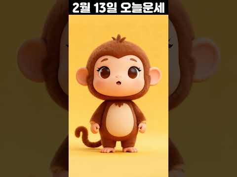 2월 13일 띠별 운세 코디색상 좋은위치 [30초운세]  🎃✨ 오늘의운세 띠별운세 행운숫자 행운색깔 운세 サムネイル