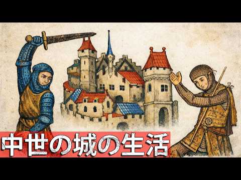 中世の城での本当の暮らしと生活の実態 サムネイル