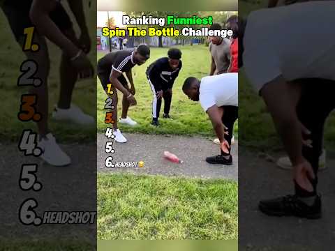 Ranking Funniest Spin The Bottle Challenge 😂 サムネイル