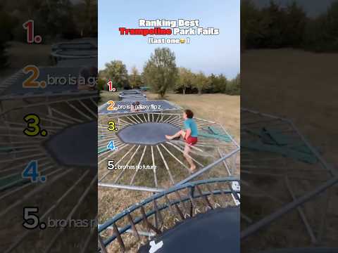 Ranking Funniest Trampoline Park Fails サムネイル