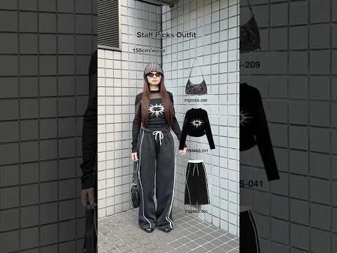 【159㎝骨格ウェーブ/春の韓国ストリートコーデ🩶】参考にしてみてね！shorts fashion wego outf… サムネイル