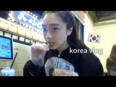 韓国VLOG❄️食べてお買い物して歩いた3日間 サムネイル