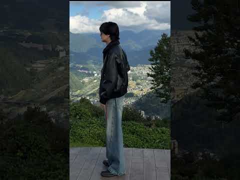 襟ボア×デニムが好きすぎる サムネイル