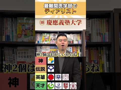 最難関医学部でティアリスト shorts コバショー 大学受験 医学部 サムネイル