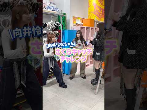 【向井怜衣ちゃん💙さくらキャッチチャレンジ🌸】どんなコーデになるかな？👀✨shorts fashion wego ウィ… サムネイル