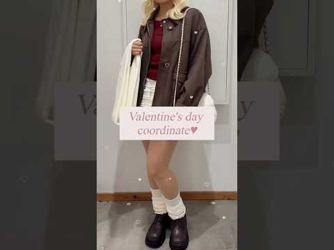 【バレンタインデートコーデ🍫】参考にしてみてね🎀shorts fashion wego outfit ウィゴー ガーリ… サムネイル
