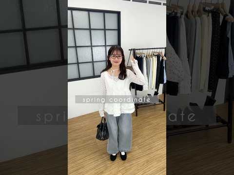 レイヤード好きの春コーデ🌸umm.着回し3style サムネイル