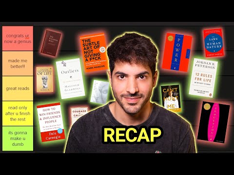 23 Psychology Books In 23 Minutes (Self help Tierlist) サムネイル