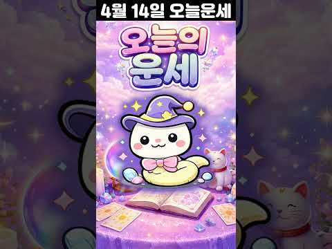 [오늘의 운세] 2026년 4월 14일 띠별 운세 코디색상 좋은위치  오늘의 운세 행운 띠별운세 로또 타로… サムネイル