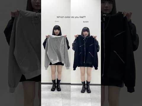 【あなたはどっち派？】グレー派🩶？ブラック派🖤？shorts fashion wego ウィゴー outfit 韓国フ… サムネイル