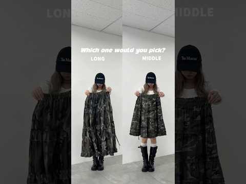 【あなたはどっち派？】ロング丈派🤍？ミドル丈派🖤？shorts fashion wego ウィゴー outfit 韓国… サムネイル