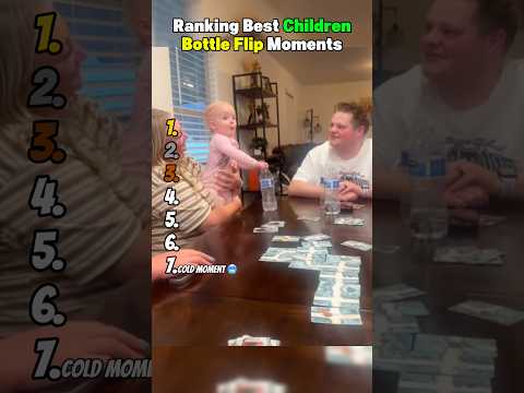 Ranking Best Children Bottle Flip Moments 🤯 サムネイル