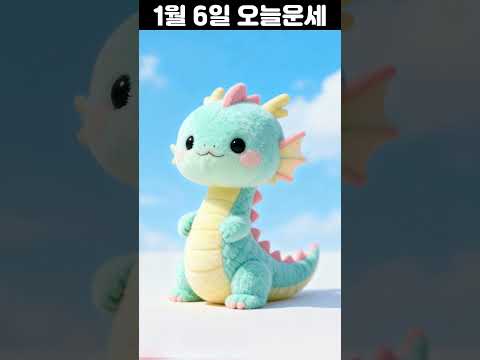 1월 6일 띠별 운세 코디색상 좋은위치 [30초운세]  🎃✨ 오늘의운세 띠별운세 행운숫자 행운색깔 운세 サムネイル