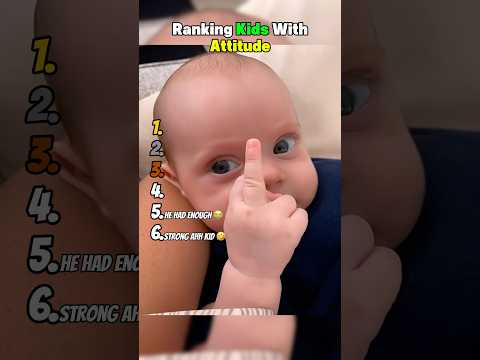 Ranking Kids With Attitude 😂 サムネイル
