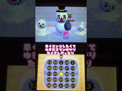 とびだせどうぶつの森のゆきだるま家族が懐かしい サムネイル