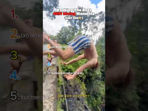 Ranking Best Cliff Diving Moments サムネイル