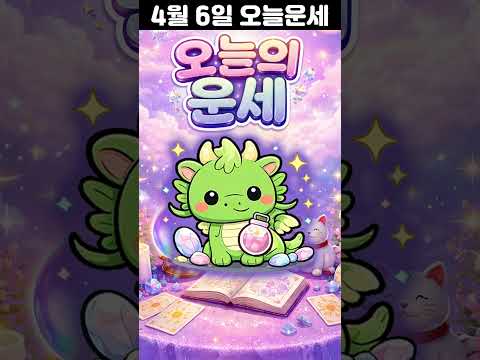 [오늘의 운세] 2026년 4월 6일 띠별 운세 코디색상 좋은위치  오늘의 운세 행운 띠별운세 로또 타로… サムネイル