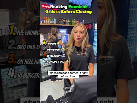 Ranking Funniest Orders Before Closing 😂 サムネイル