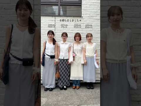 大人気スカートに新柄＆TMサイズ登場♡チェック・花柄を着比べ！ サムネイル