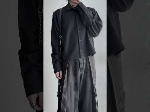 圧倒的雰囲気🖤雰囲気イケメンコーデ part 120 ファッションコーデ サムネイル