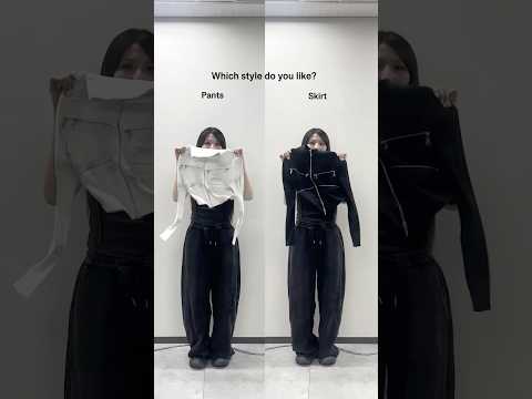 【あなたはどっち派？】パンツ派🩶？スカート派🖤？shorts fashion wego ウィゴー outfit 韓国フ… サムネイル