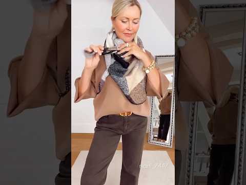 How to Style a scarf 🧣 ootdguide fashioninspiration style o… サムネイル