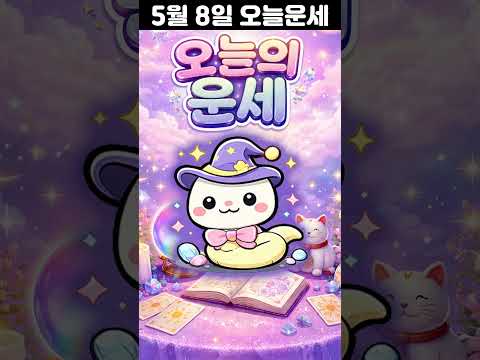 [오늘의 운세] 2026년 5월 8일 띠별 운세 코디색상 좋은위치  오늘의 운세 행운 띠별운세 로또 타로… サムネイル