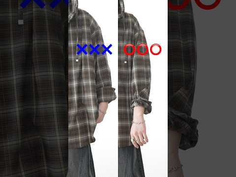 【お洒落さんは知ってる】袖まくりの正解⭕️間違い❌ サムネイル