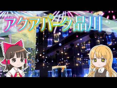 日本で一番美しい水族館!? 霊夢と魔理沙がアクアパーク品川に行くよ【ゆっくり実況解説】【旅行Vlog】Vol.108 サムネイル