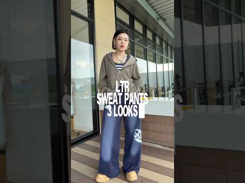 【スウェットパンツ着こなしコーデ3選💙🖤】程よい加工感がおしゃれに見せてくれる☝🏻shorts fashion weg… サムネイル