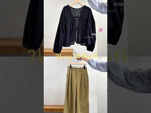 春の神セットきた🌸チノパン×ブラウスが今だけ20%OFF サムネイル