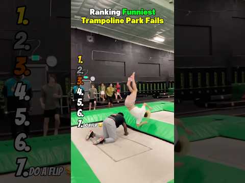 Ranking Funniest Trampoline Park Fails 😂 サムネイル