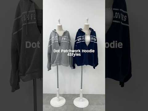 【新作ドットパーカーを使ったコーデ4選🐩💙】どのコーデが好き？shorts fashion wego outfit カ… サムネイル