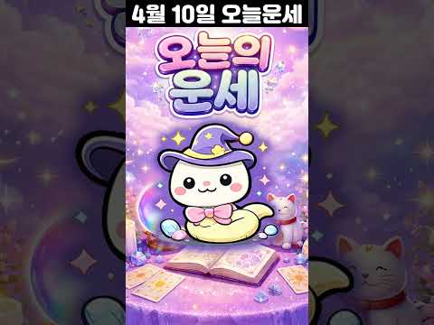 [오늘의 운세] 2026년 4월 10일 띠별 운세 코디색상 좋은위치  오늘의 운세 행운 띠별운세 로또 타로… サムネイル