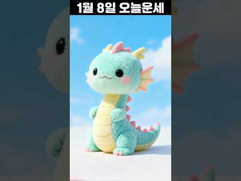 1월 8일 띠별 운세 코디색상 좋은위치 [30초운세]  🎃✨ 오늘의운세 띠별운세 행운숫자 행운색깔 운세 サムネイル